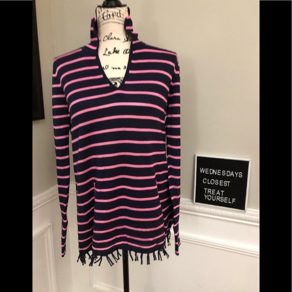 COPY - Lilly Pulitzer Crestwood Sweater Small True Navy